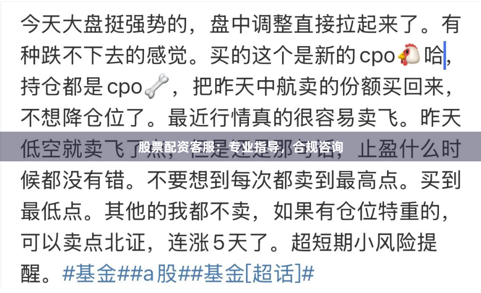 股票配资客服：专业指导，合规咨询